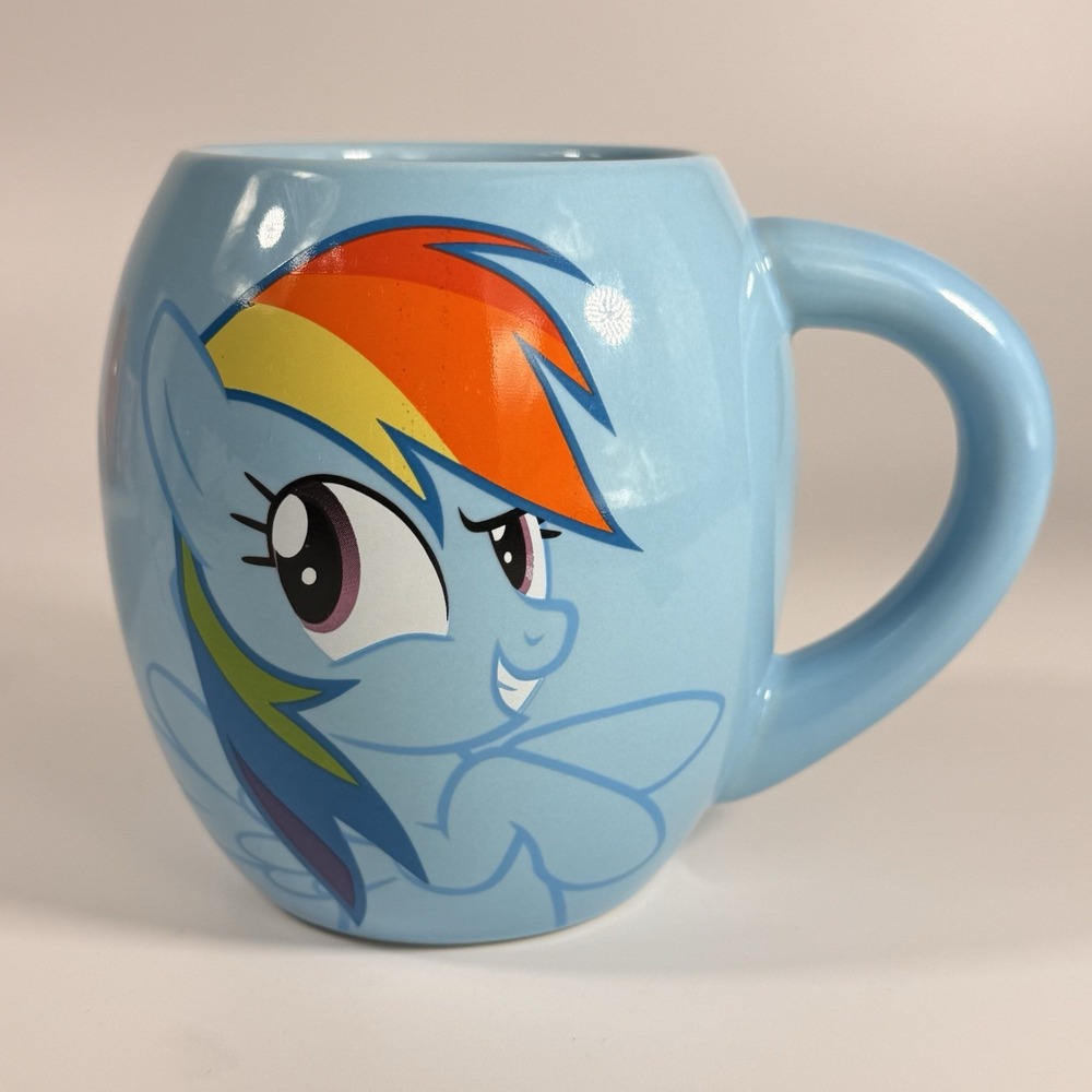 Rainbow Dash Mug My‎ Little Pony Blue Barrel Shape Mug 2014 Hasbro